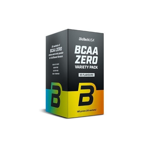 BCAA Zero, Variety Pack (10 parfums) - 20 sachets x 9 gr